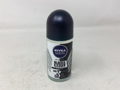 Nivea for Men Deodorant Roll On 1.69 Oz (Invisible B&W Power) Pack of 3