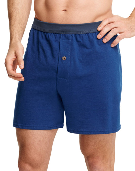 Hanes 3-Pack Comfort Soft Waistband Knit Boxers MKCST Assorted - Large