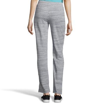 Hanes Women's French Terry Pant, Navy Space Dye, Medium