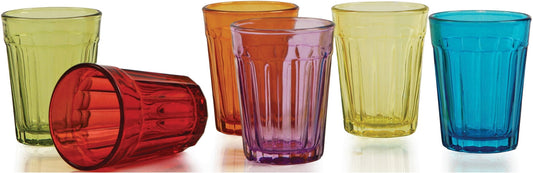 Circleware Skyline Whiskey Shot Glasses, Set of 6, Fun Heavy Base Home and Kitchen Entertainment Beverage Drinking Glassware for Liquor and Bar Barrel Dining Décor Cups, 2 oz