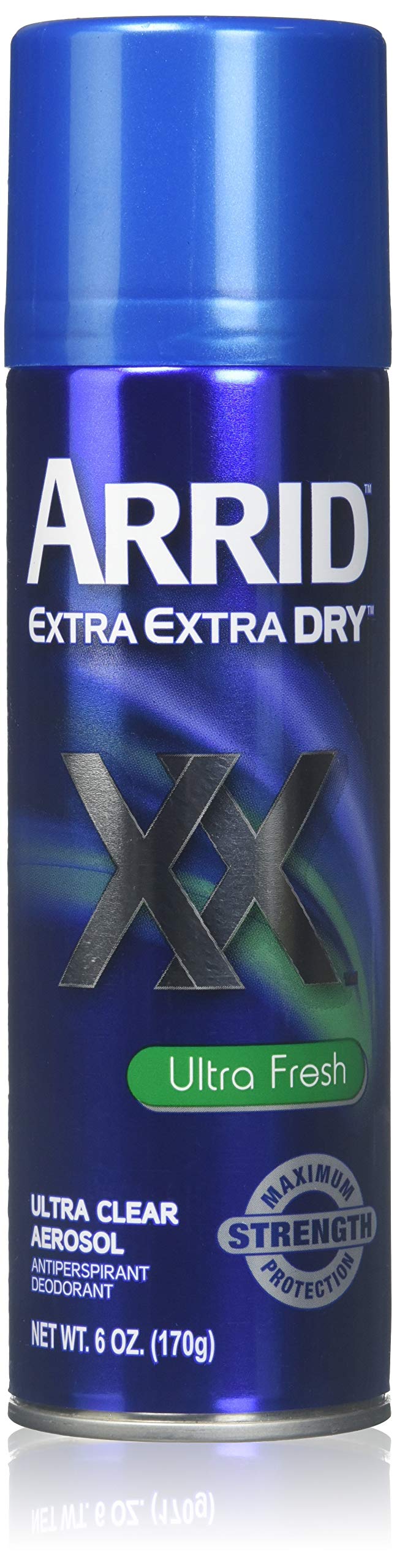 ARRID XX Ultra Clear Anti-Perspirant Deodorant Spray, Ultra Fresh 6 oz (Pack of 4)