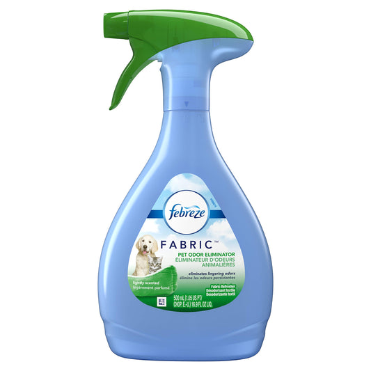 Febreze Fabric Refresher - Pet Odor Eliminator 16.9 Ounce Pack of 3