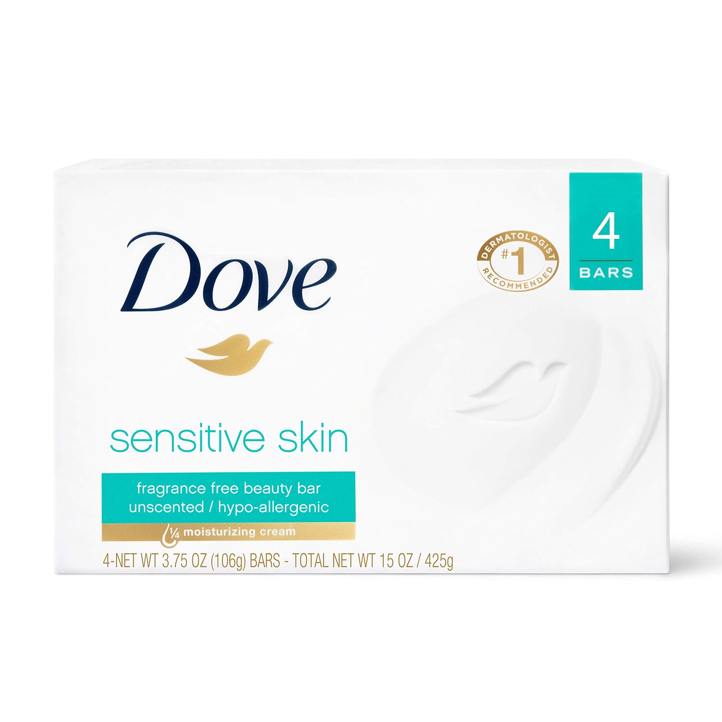 Dove Beauty Bar - Sensitive Skin - 4 oz - 4 ct - 2 pk