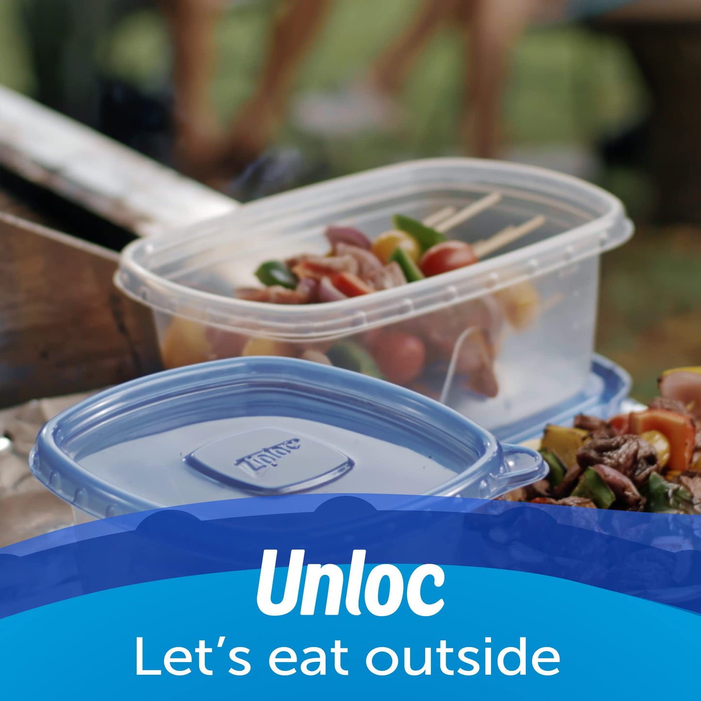 Ziploc One Press Seal Extra Small Square Container - 8 ct (Pack - 6)