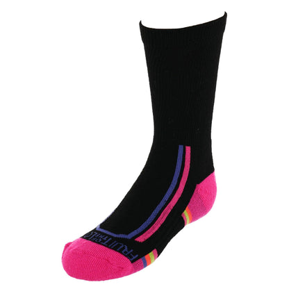 Fruit of the Loom Little Eveyday Active Cushioned Crew, Multi-Colored, Girl's Shoe Size: 4-10
