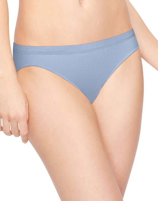 Hanes Womens 4-Pack Ultra Light Bikini, 6, Assorted