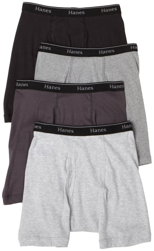 Hanes ComfortSoft Knit Boxer 3 Pack, Asst Solid, Small