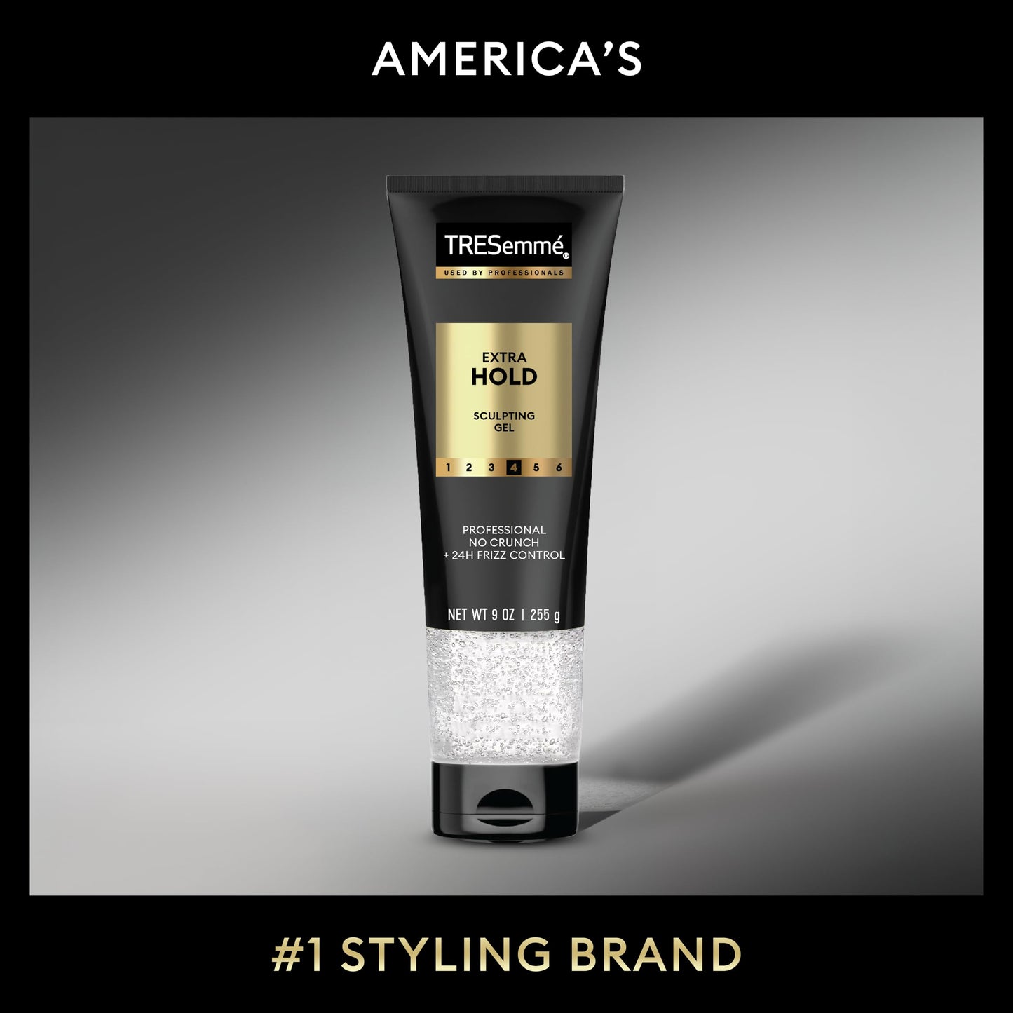 TRESemmé Hair Gel Extra Hold Alcohol-Free for 24-Hour Frizz Control and Humidity Protection 9 Fl Oz