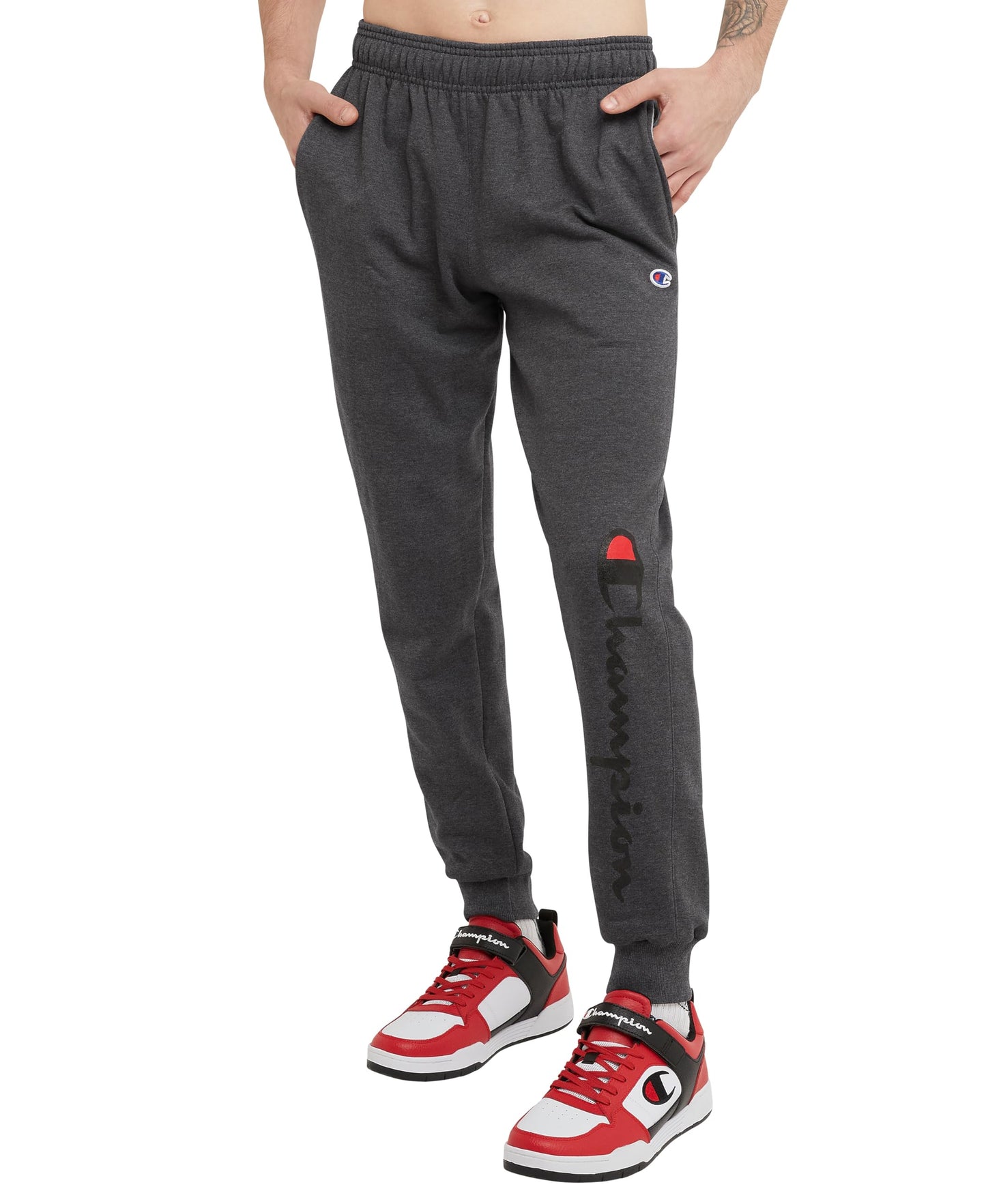 Champion Men's Joggers, Powerblend, Fleece Joggers, Sweatpants for Men (Reg. or Big & Tall)