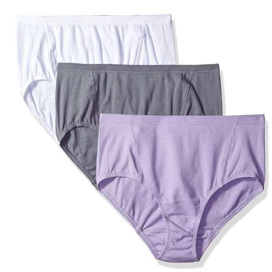 Fruit of the Loom Women's Signature Plus-Size Fit for Me Breathable Briefs (Size 11 (49-51.5"))