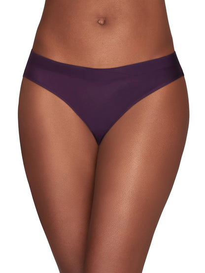 Vanity Fair Women's Beyond Comfort Bikini Panties, Silky Stretch-3 Pack-Black, 9