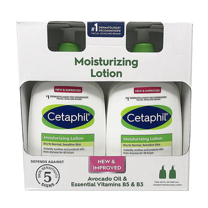 Body Moisturizer by Cetaphil, Hydrating Moisturizing Lotion for All Skin Types, Suitable for Sensitive Skin, 16 oz, Fragrance Free, Hypoallergenic, Non-Comedogenic