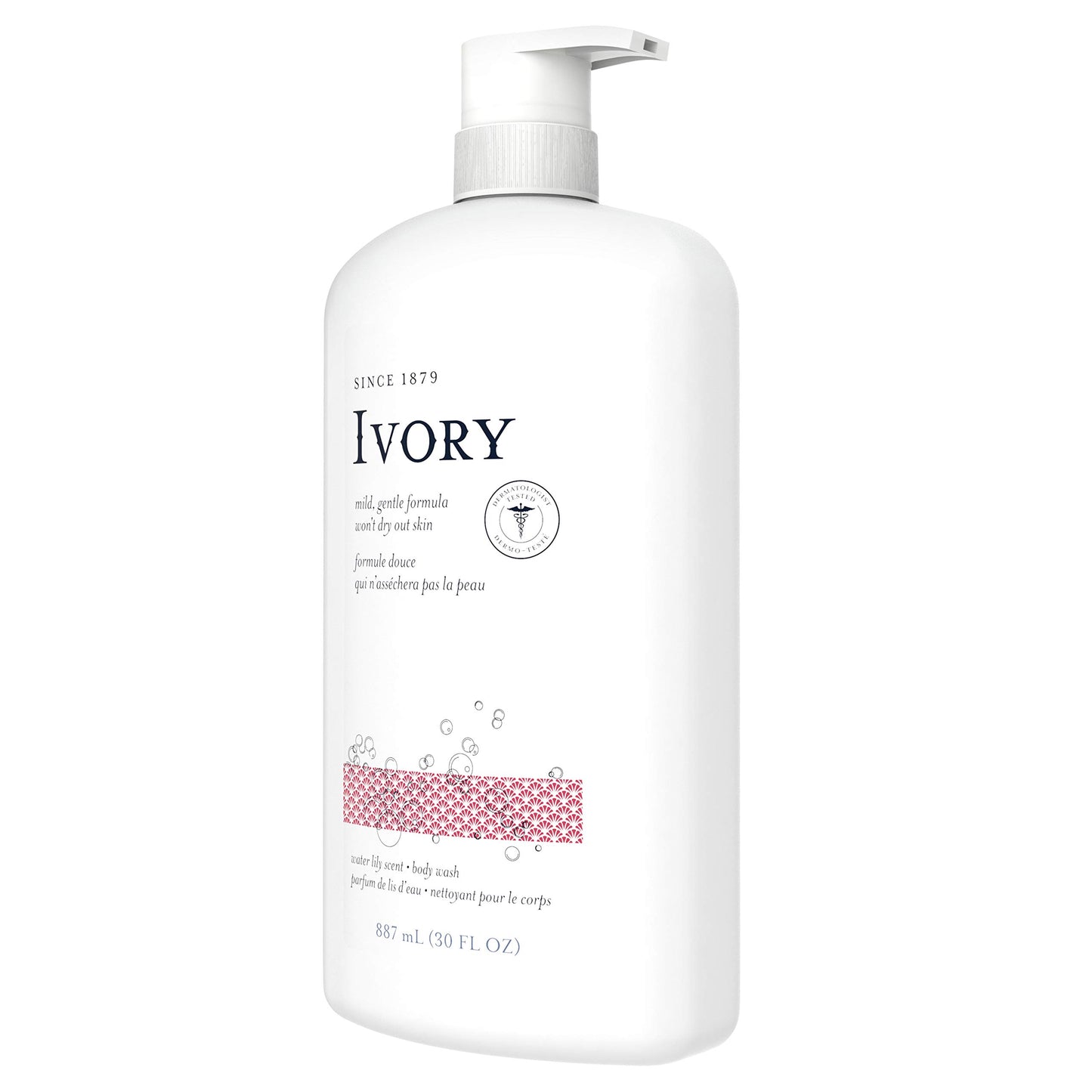 Ivory Body Wash Water Lily Scent Wash 30 oz