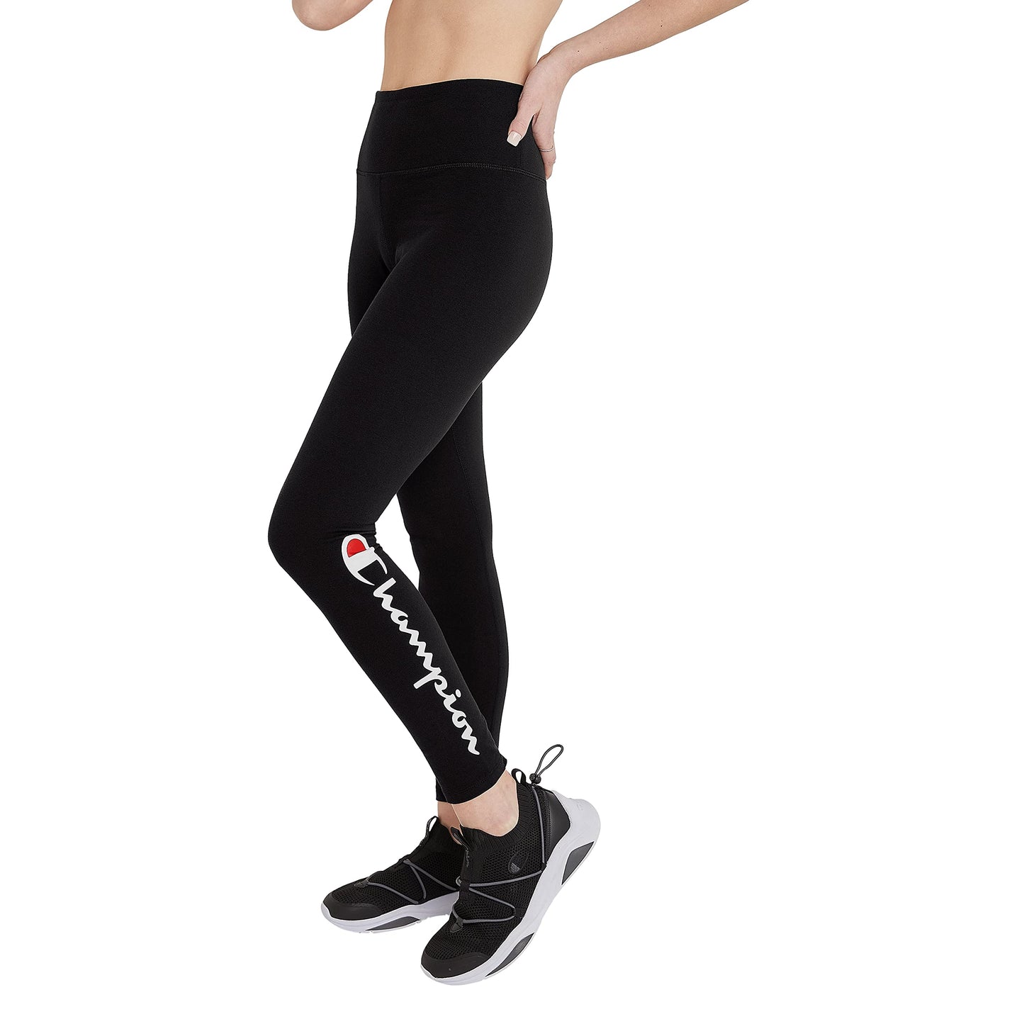 Champion womens Authentic 7/8 Tight Leggings, Black-550310, XX-Large US