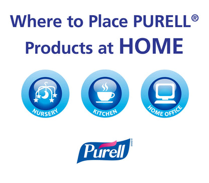 PURELL Advanced Hand Sanitizer Refreshing Gel, 12 fl oz Pump Bottle (Pack of 6) - 3659-04-EC