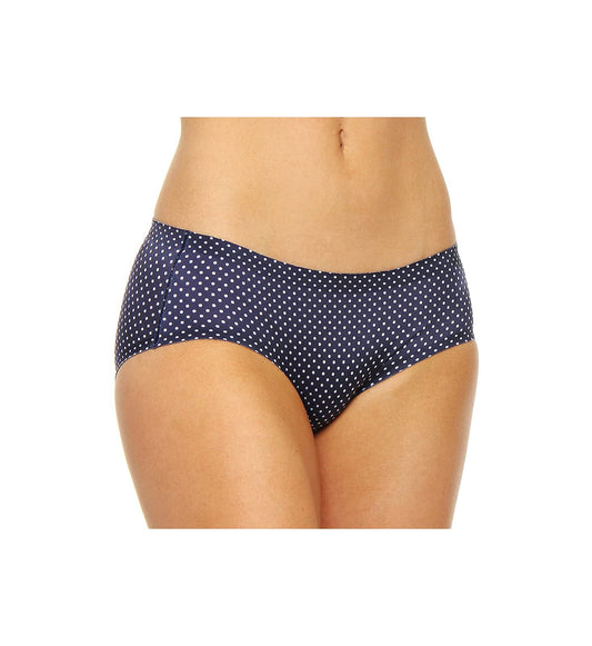 Maidenform Women's Comfort Devotion No Pinch Panties, Bikini, and Thong Available, Hipster-Navy W/Wh Dot, 6