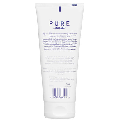 PURE by Gillette Shaving Cream for Men - 6 fl oz