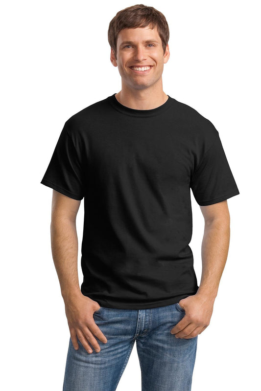 Hanes Men's 4-Pack Comfortsoft Dyed Crew (Black, XXX-Large)