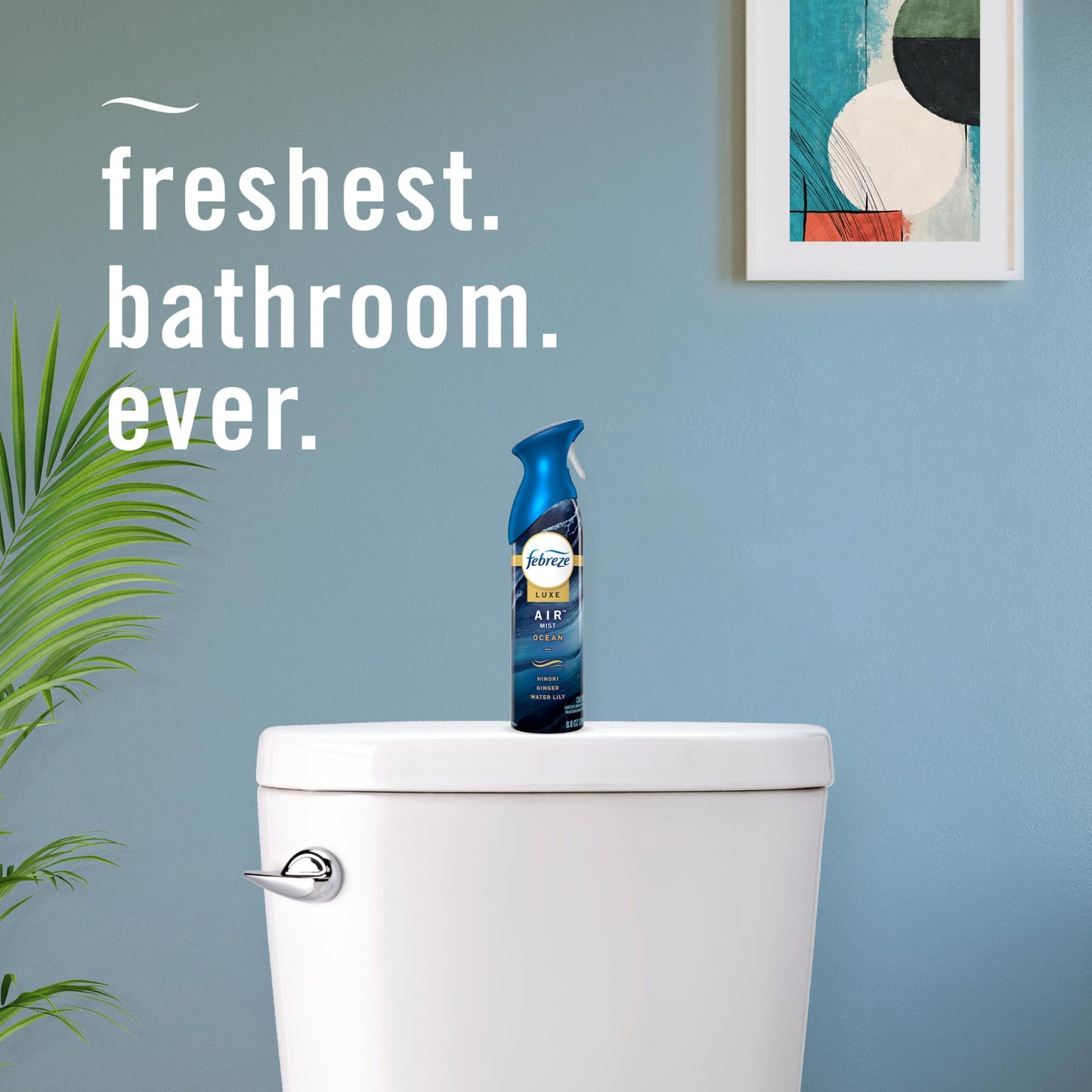 Febreze Air Ocean Breeze Scent Odor Eliminator 8.8 oz. Aerosol - Case Of: 16