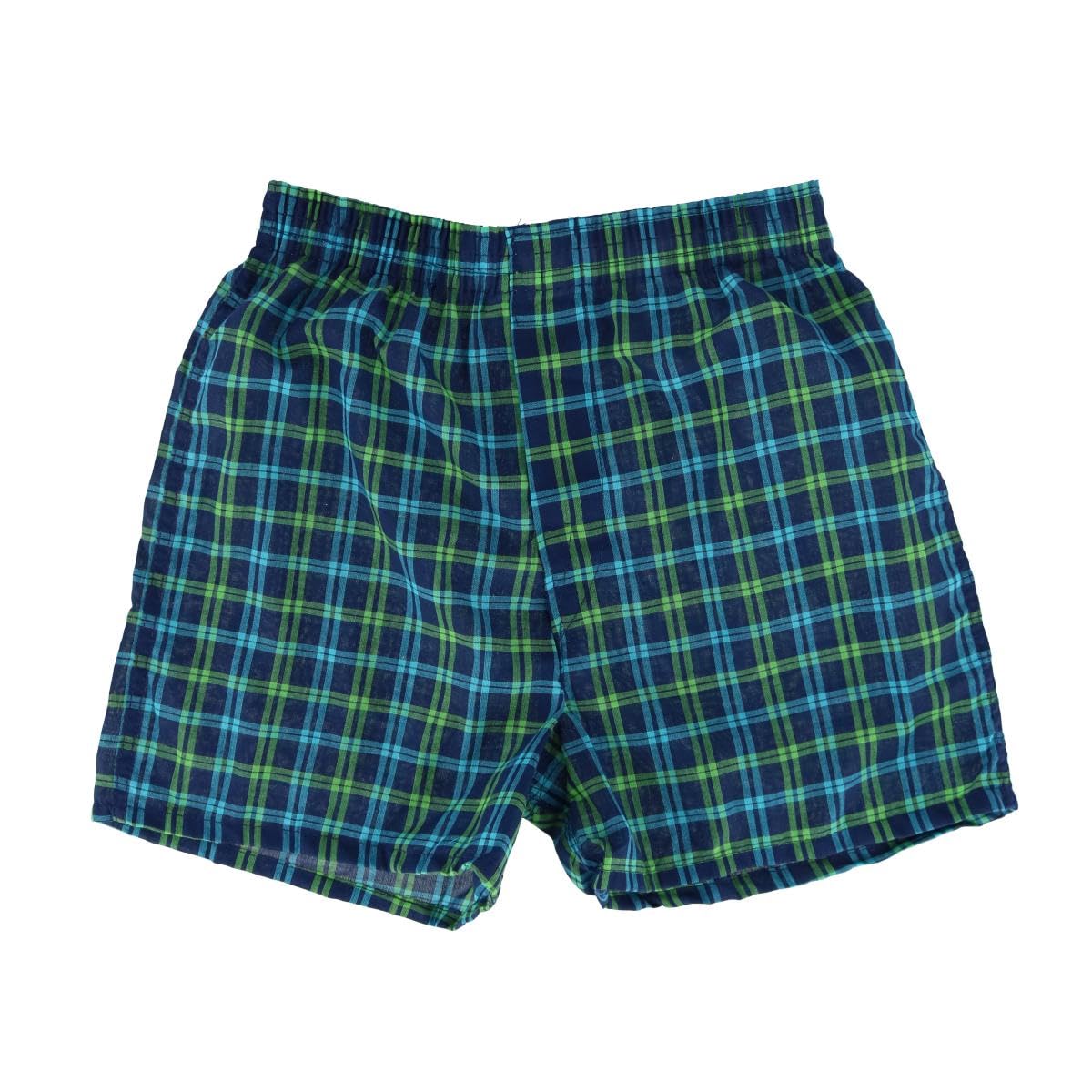 Fruit of the Loom Boy's Tartan Plaid Boxers Assorted (7 Pack), Small, Assorted