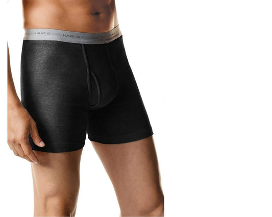 Hanes mens Pack boxer briefs, Assorted, Small US