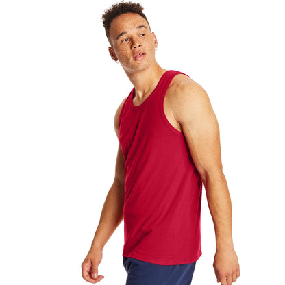 Hanes Men's X-Temp Tank Top 2 Pack, Deep Red, Large