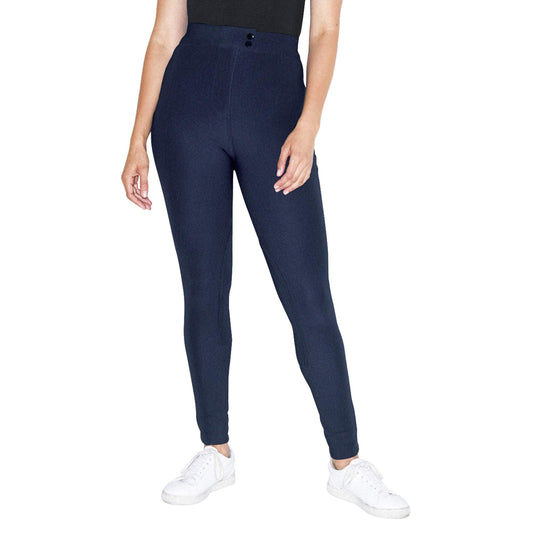 American Apparel Women's The Riding Pant, Navy, Medium
