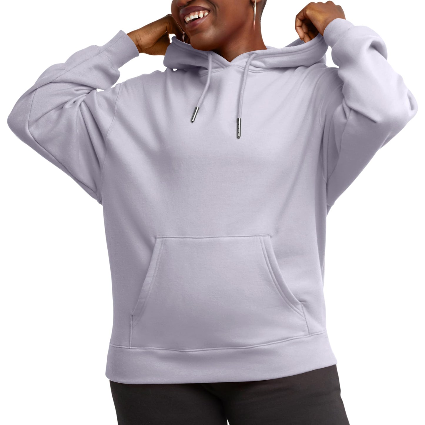 Hanes Comfortblend Originals Pullover Hoodie, Midweight Fleece Hooded Sweatshirt for Women, Available in Plus, Urban Lilac