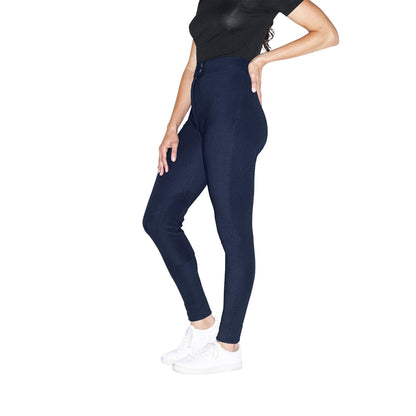 American Apparel Women's The Riding Pant, Navy, Medium