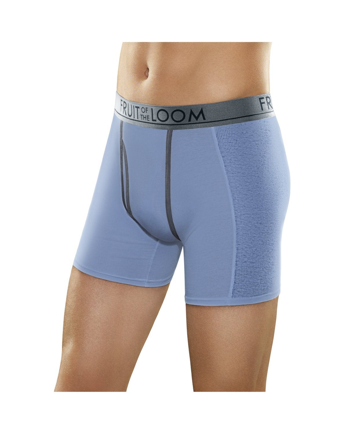 Fruit of the Loom Men's 3pk Ultra Flex Boxer Brief, assorted, Large