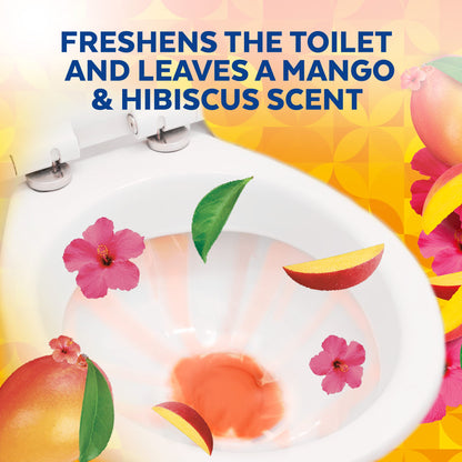LYSOL Toilet Bowl Cleaner Gel, For Cleaning and Disinfecting, Stain Removal, Mango and Hibiscus, 24oz