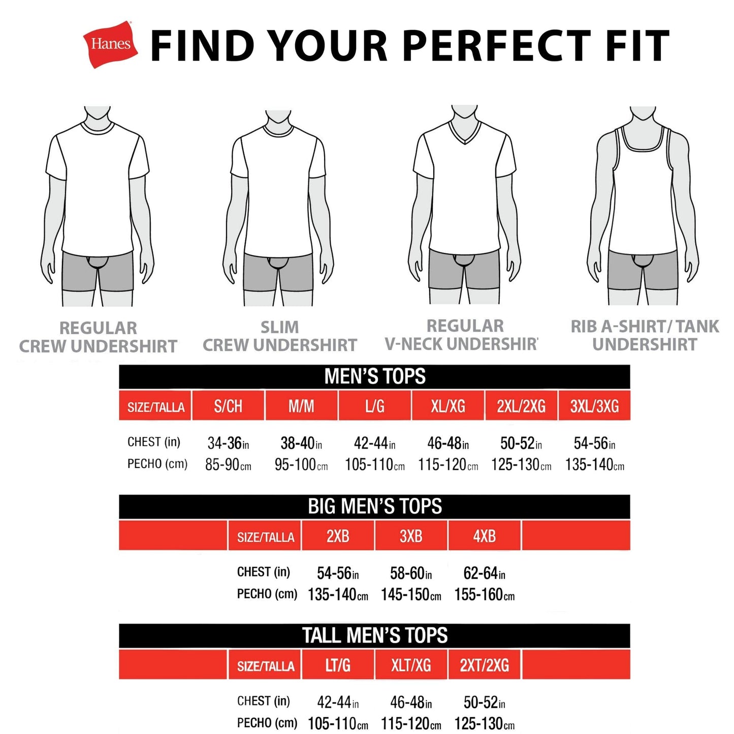 Hanes Men Hanes Men's Cotton Undershirt, Moisture-Wicking Crew Tee Undershirts, Multi-Packs Available