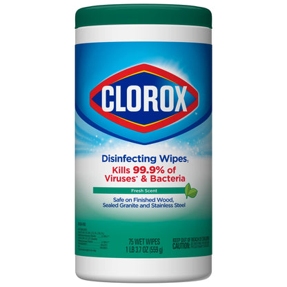 Clorox Company 01656 Disinfecting Fresh Wipes
