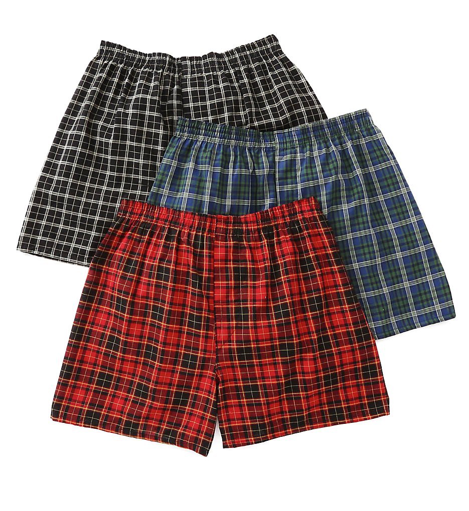 Men's Tartan Boxer, 3 Pack
