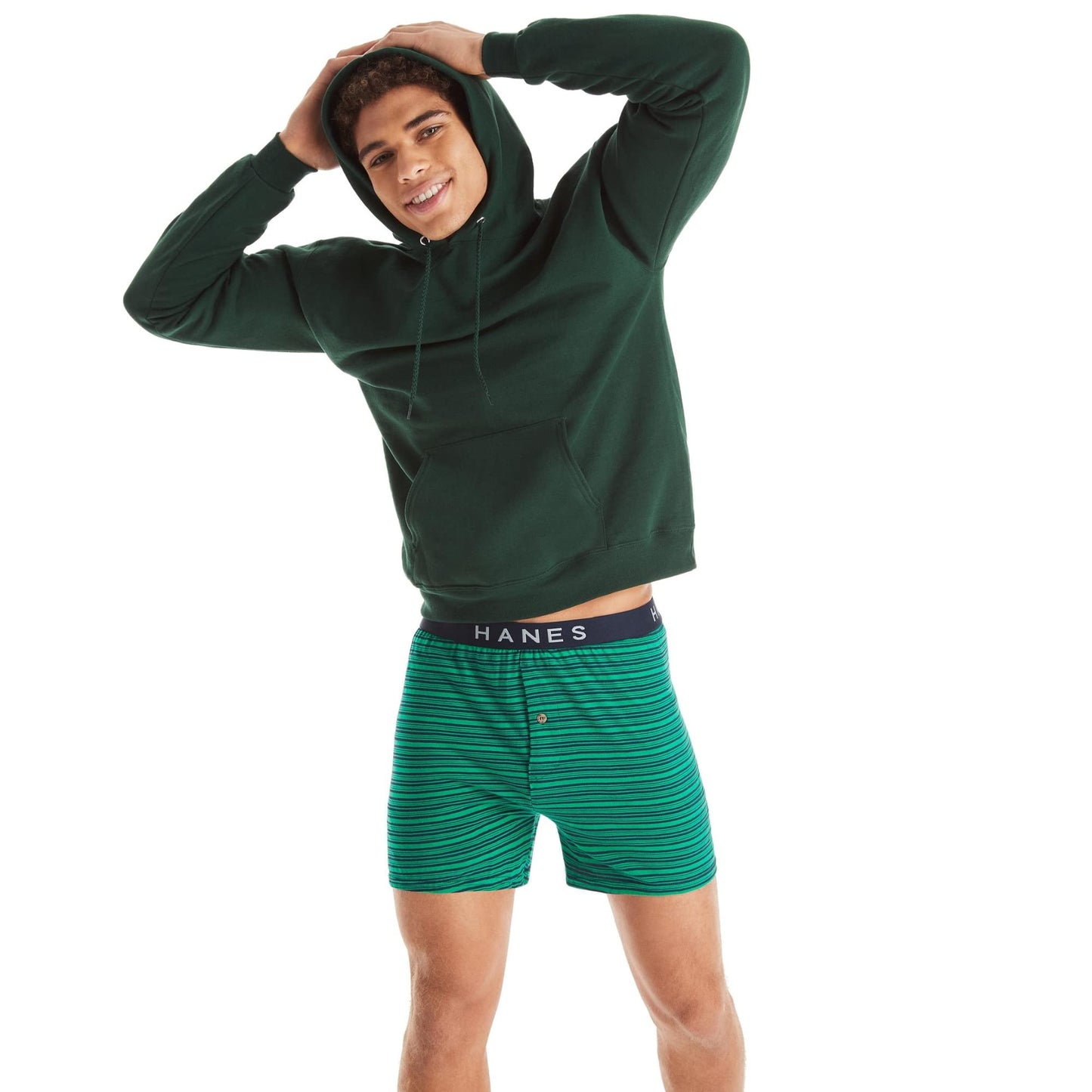 Hanes Classics Men's TAGLESS® ComfortSoft® Knit Boxers with Comfort Flex® Waistband 5-Pack