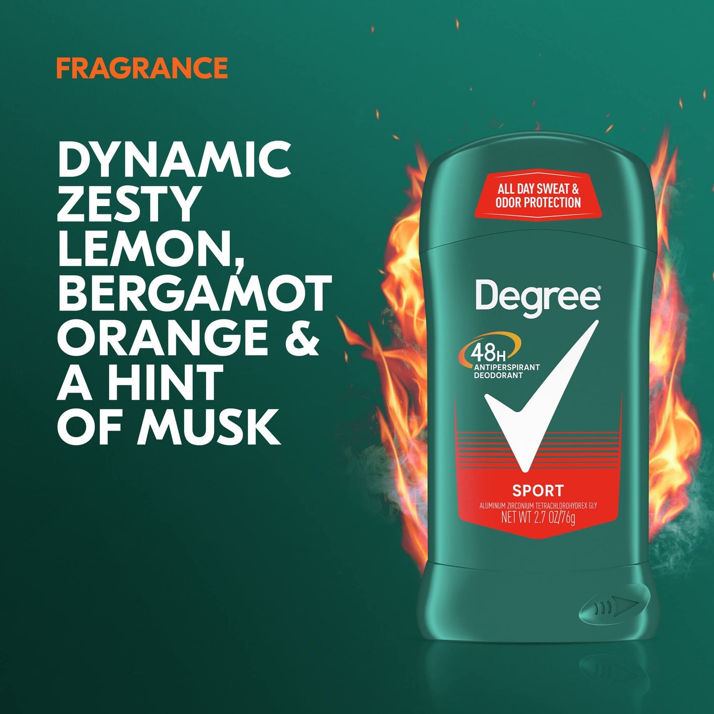 Degree Deodorant Mens Sport 2.7 Ounce (79ml) (3 Pack)