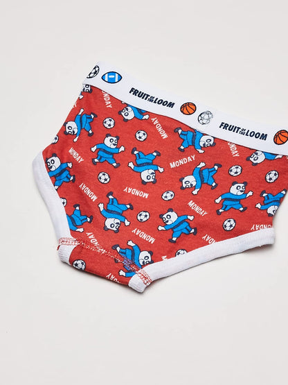 Fruit of the Loom boys Tag Free Cotton briefs underwear, Toddler‚â€“ 7 Pack Ã‚â€“ Days Week, 4-5T US
