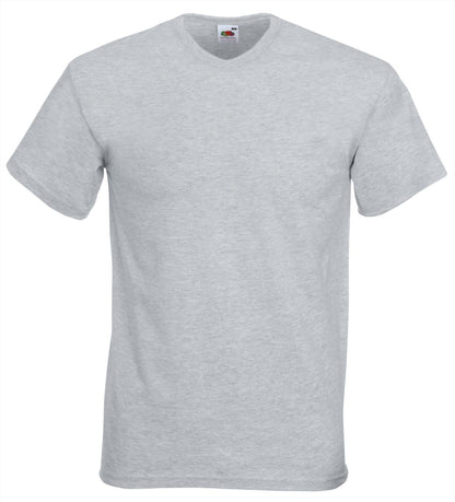 Fruit of the Loom Mens Short Sleeve V-Neck Tee White XL