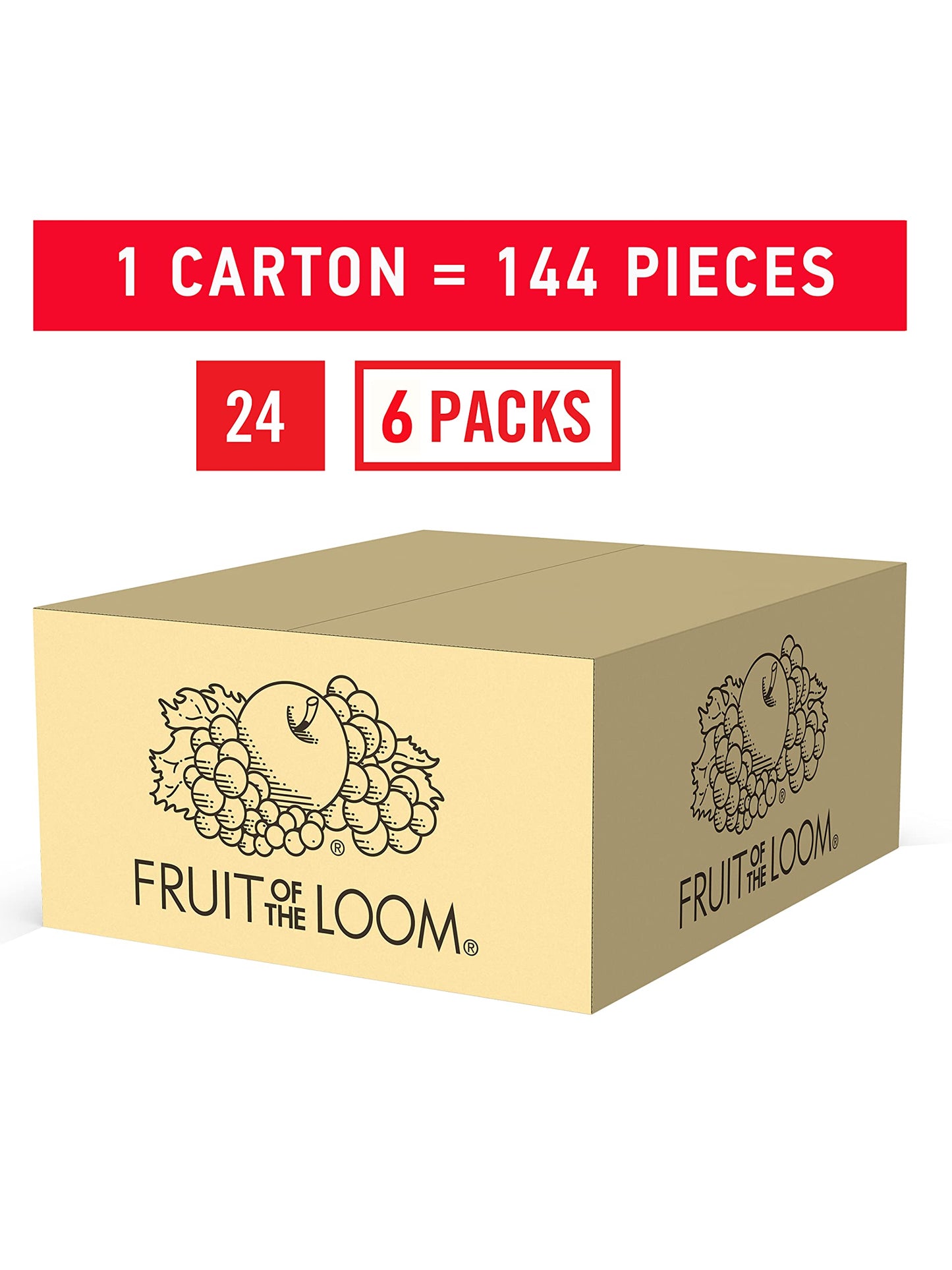 Fruit of the Loom Men's Coolzone Boxer Briefs, Moisture Wicking & Breathable, Multipacks, 144 Pack-Assorted Colors, 3X-Large