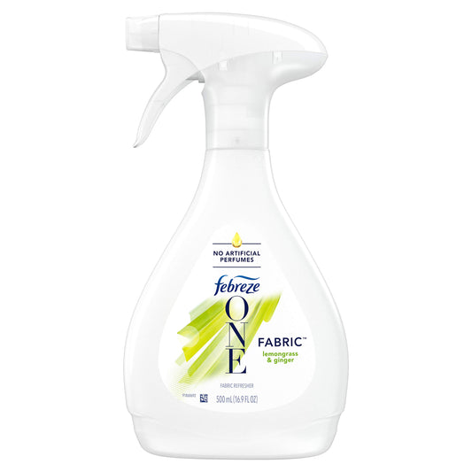 Febreze One Fabric Refresher, Lemongrass & Ginger, 16.9 Fluid Ounce