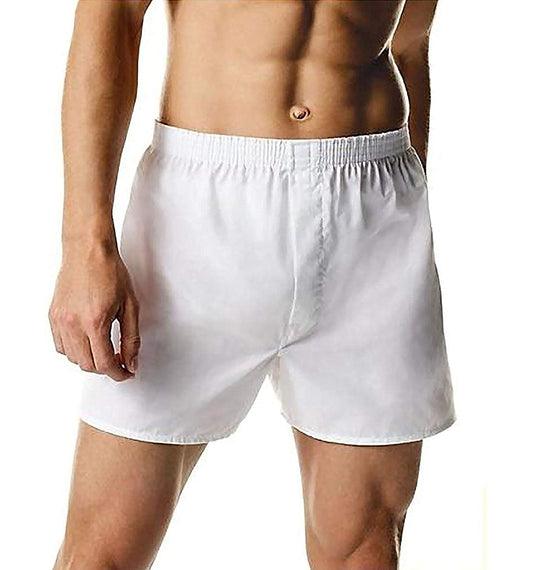 Hanes Men's Five-Pack Ultimate Tartan Boxers (Small, White)