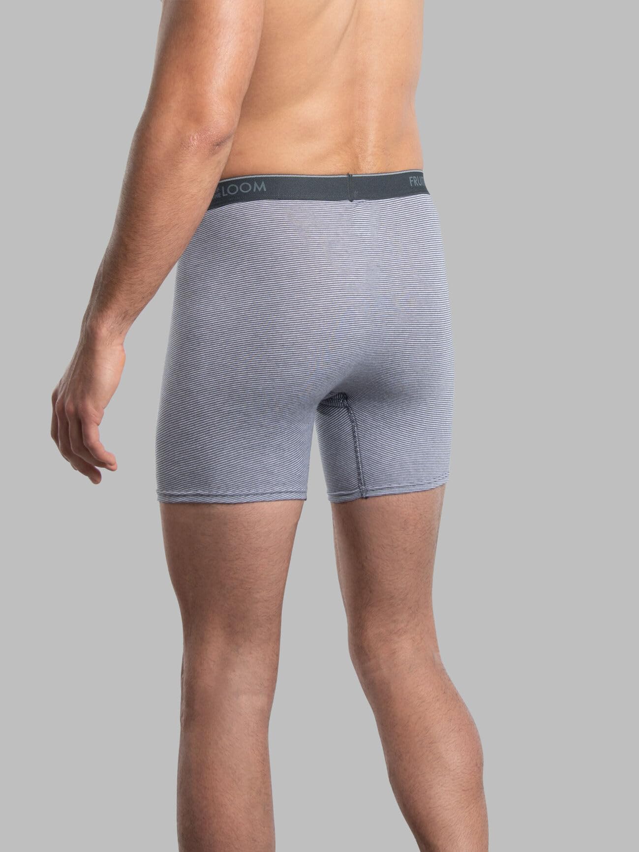 Fruit of the Loom mens Coolzone (Assorted Colors) Boxer Briefs, 6 Pack - Stripe/Solid, 3X-Large US