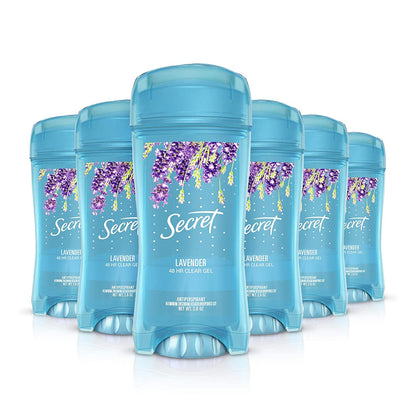 Secret Fresh Antiperspirant Deodorant for Women, 72hr Breathable Sweat & Odor Protection, Instant Freshness & Gentle, PH Balancing Minerals, Clear Gel, Refreshing Berry Scent, 2.6 oz (Pack of 2)