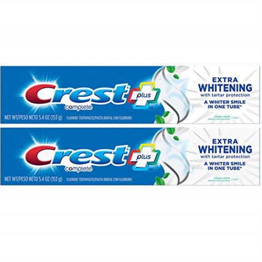 (Pack of 8 Tubes) Crest 3D White Artic Fresh ICY Cool Mint Anti-Cavity & Tooth WHITENING Toothpaste. Removes Up to 90% of Surface Stains on Teeth! Refreshing Mint Flavor! (8 Tubes, 4oz Each Tube)