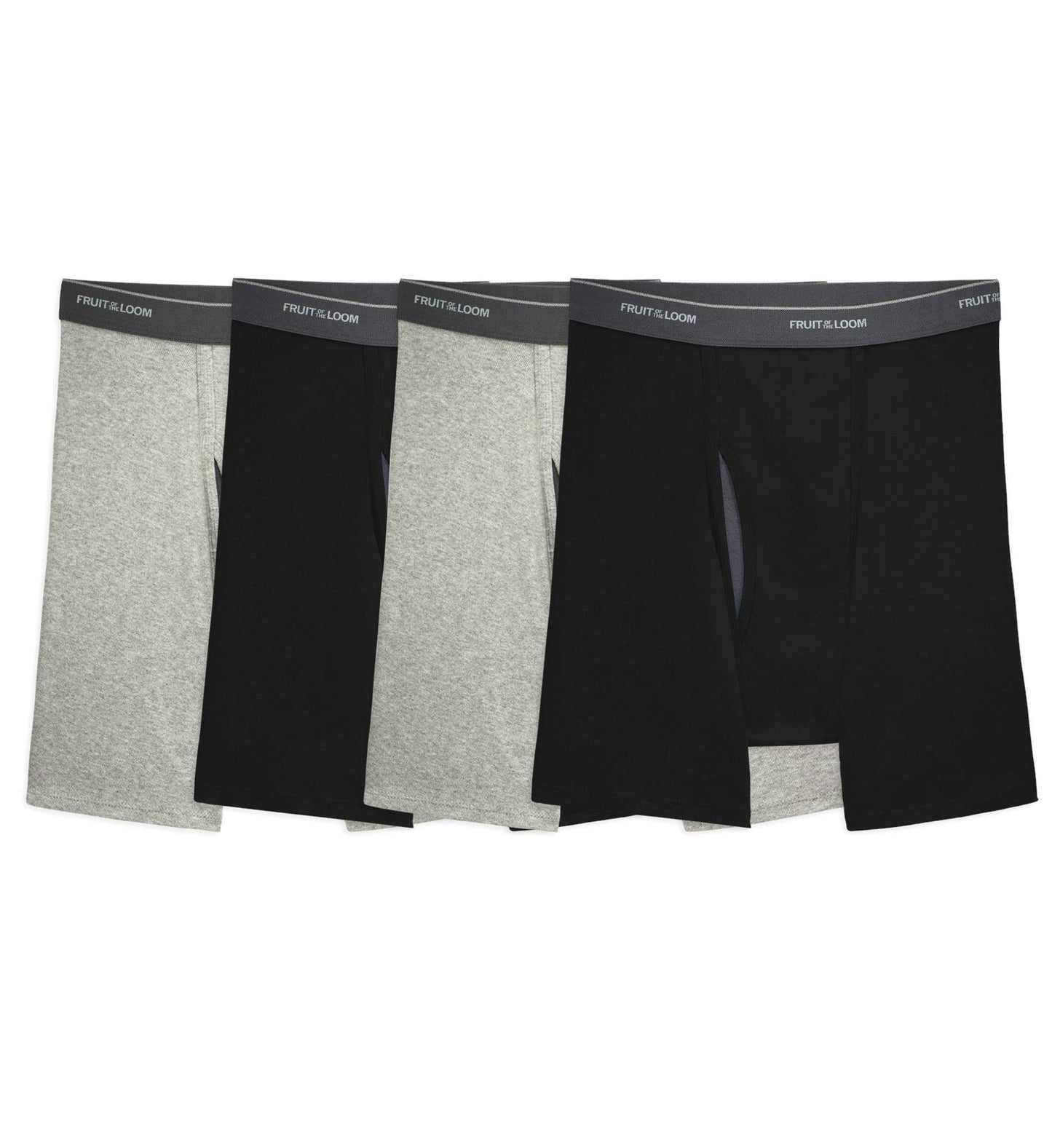 Fruit of the Loom Mens Coolzone Boxer Brief 4 Pack, 3XL, Assorted