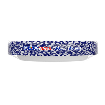 Dixie Ultra Disposable Paper Plates, 8 ½ inch, Lunch or Light Dinner Size Printed Disposable Plates, 300 count (10 Packs of 30 Plates), Packaging and Design May Vary