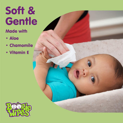 Boogie Wipes Gentle Saline Wipes - Fresh Scent - 30 ct