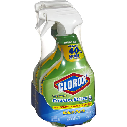 Clorox Clean-Up All Purpose Cleaner with Bleach, Spray Bottle, Original, 32 Fluid Ounces (Package May Vary)