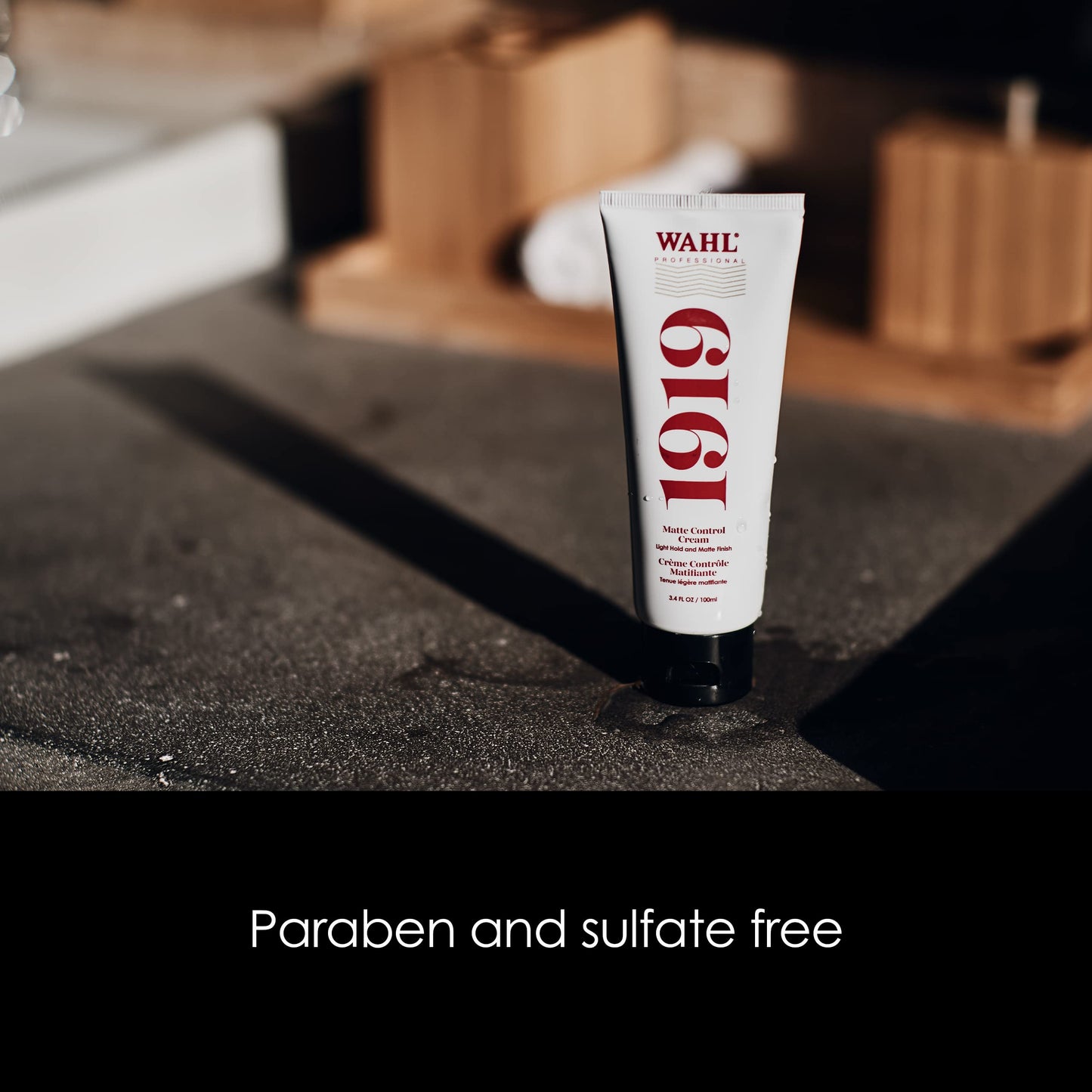 Wahl Professional - 1919 Matte Control Hair Cream - Hair Styling Cream for Men and Women - Travel Size - 3.4 oz