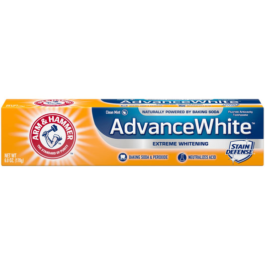Arm & Hammer Advance White Extreme Whitening Toothpaste Clean Mint - 6 Oz- Pack of 9